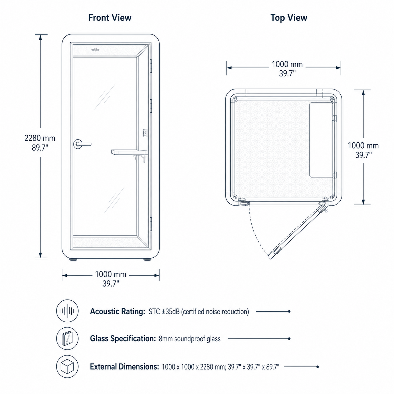 Secure export wooden crate packaging and CE certification for office booths