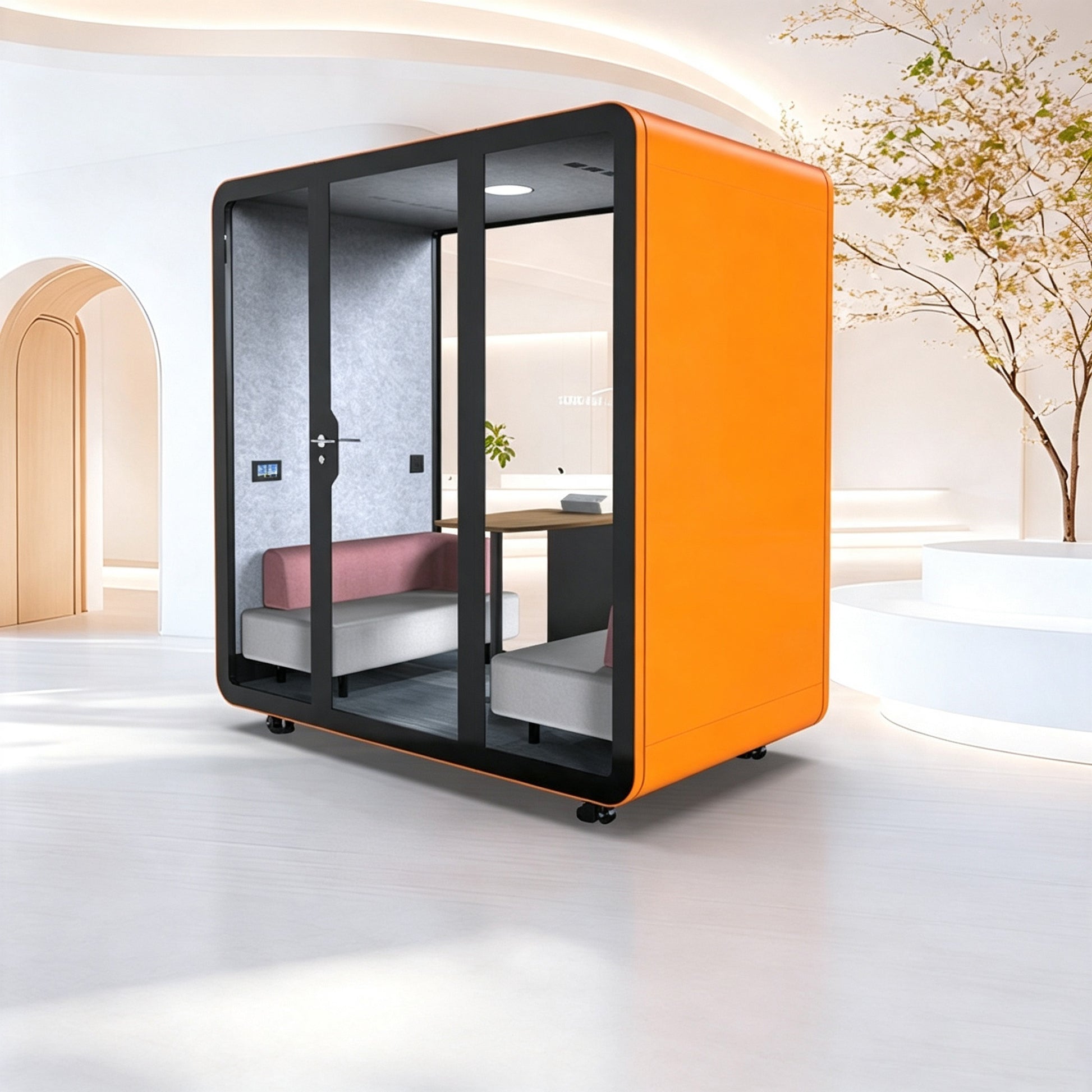 Open-plan offices,