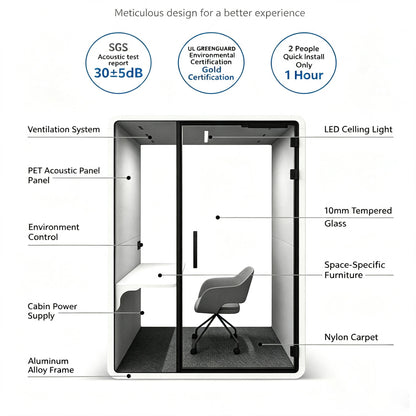 sound isolation booth