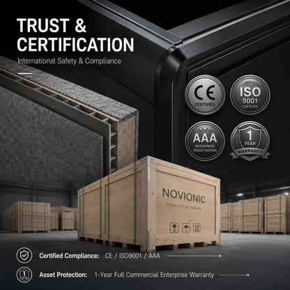 Secure export wooden crate packaging and CE certification for office booths